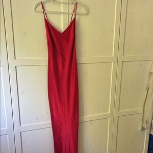 Rumored Scarlet Evening Gown